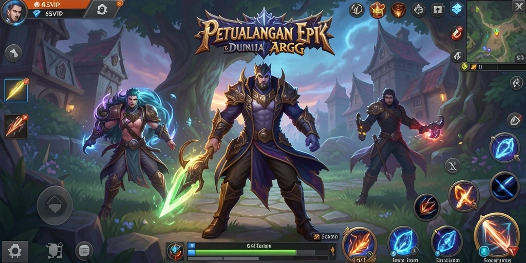 Tangkapan layar dari gameplay mendebarkan 6SVIP.