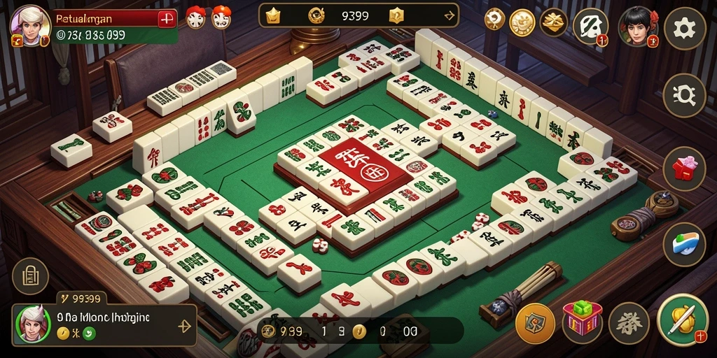 Gameplay seru Mahjong di 9399 dengan tantangan menarik.