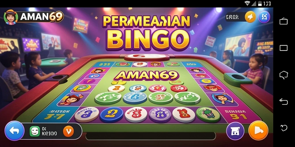 Tampilan gameplay Bingo yang seru dan interaktif di AMAN69.