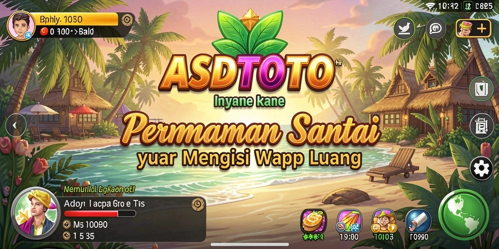 Tampilan gameplay seru ASDTOTO dengan grafis cerah.
