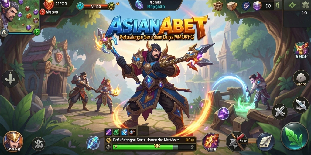 Screenshot gameplay ASIANABET yang menunjukkan aksi pertarungan seru.