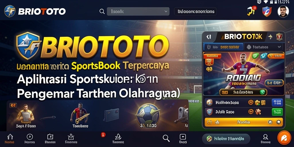 Screenshot gameplay BRIOTOTO yang menampilkan taruhan olahraga secara langsung.
