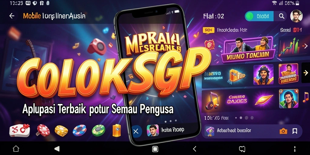 Screenshot gameplay COLOKSGP yang menampilkan antarmuka aplikasi musik.