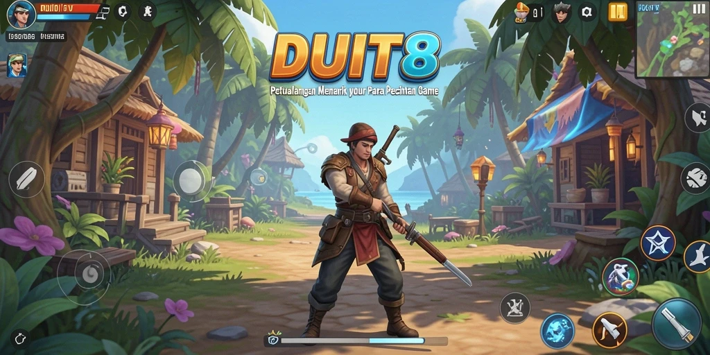 Gameplay seru dan menantang dalam DUIT8.