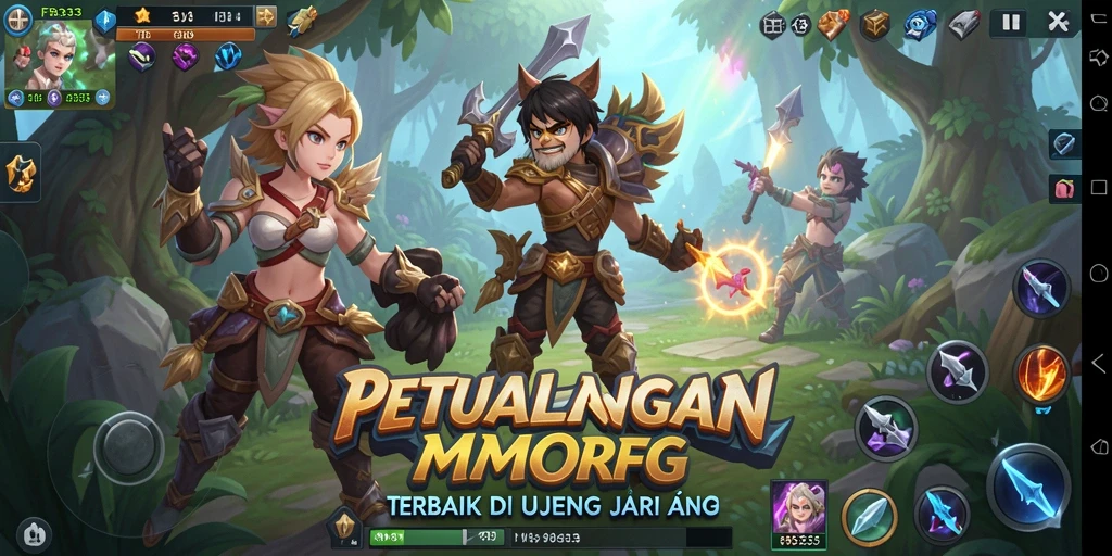 Gameplay seru di FB333 yang menawarkan petualangan MMORPG epik.