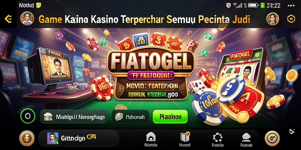 Tampilan gameplay Kasino yang menarik dari FIATOGEL.