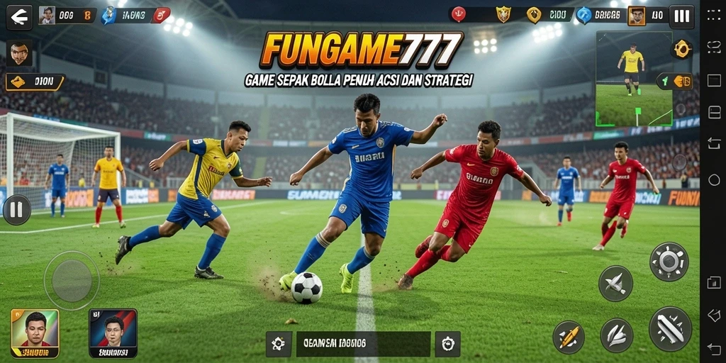 Tampilan gameplay FUNGAME777 yang menegangkan dan mendebarkan.