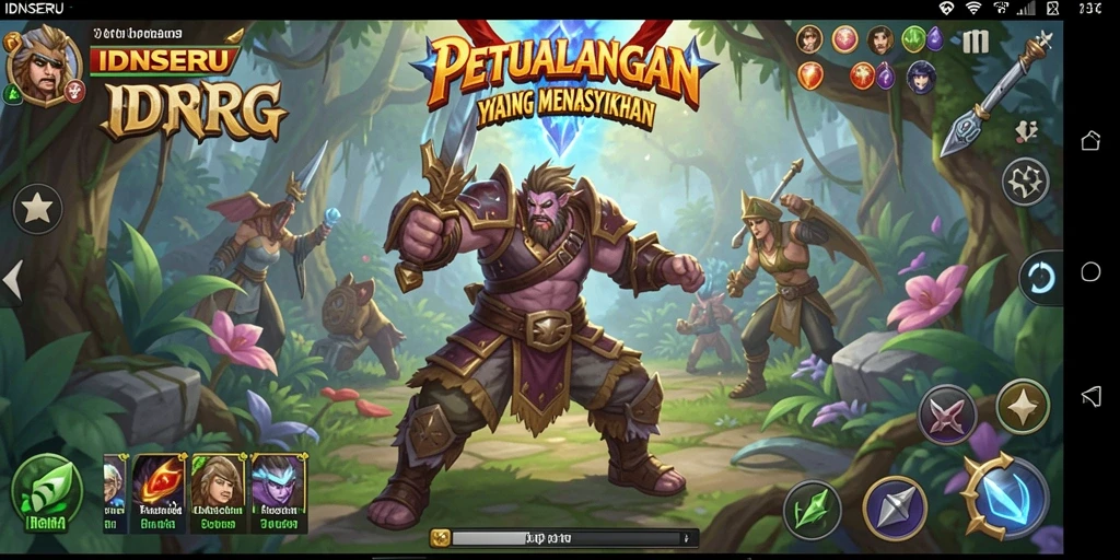 Tangkapan layar IDNSERU menunjukkan aksi RPG yang mendebarkan.