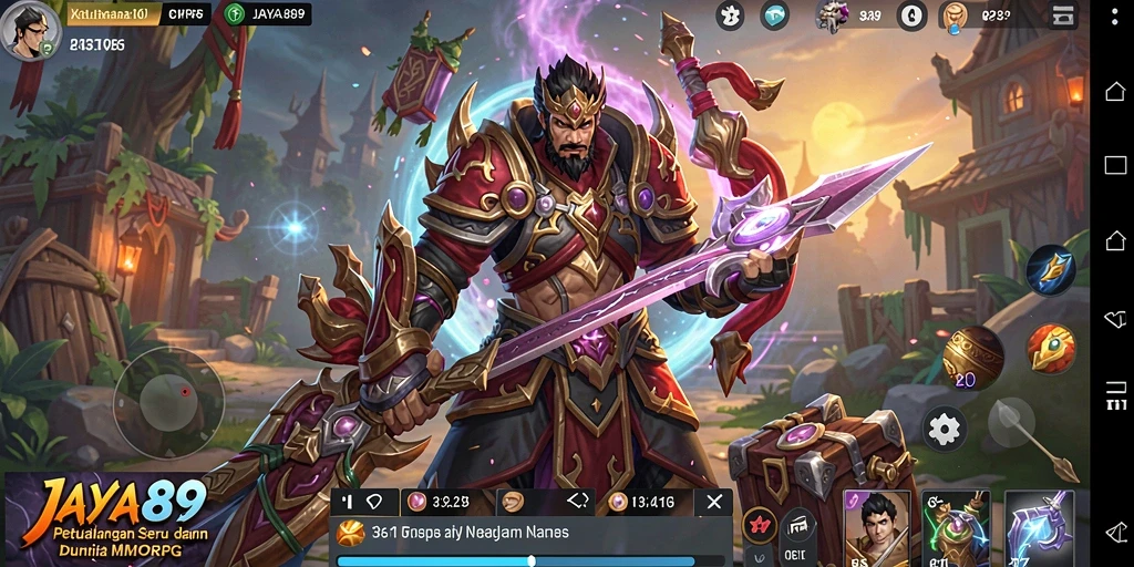 Tampilan gameplay seru di dunia fantasi JAYA89.