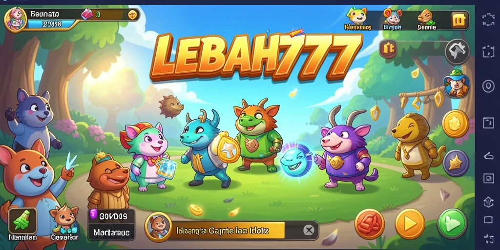 Screenshot gameplay <strong>LEBAH777</strong> yang menampilkan koloni lebah yang bekerja keras.