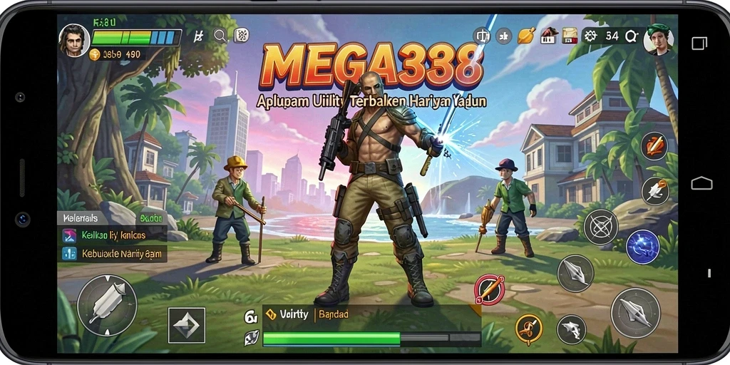 Tampilan antarmuka MEGA338 yang intuitif dan fungsional.