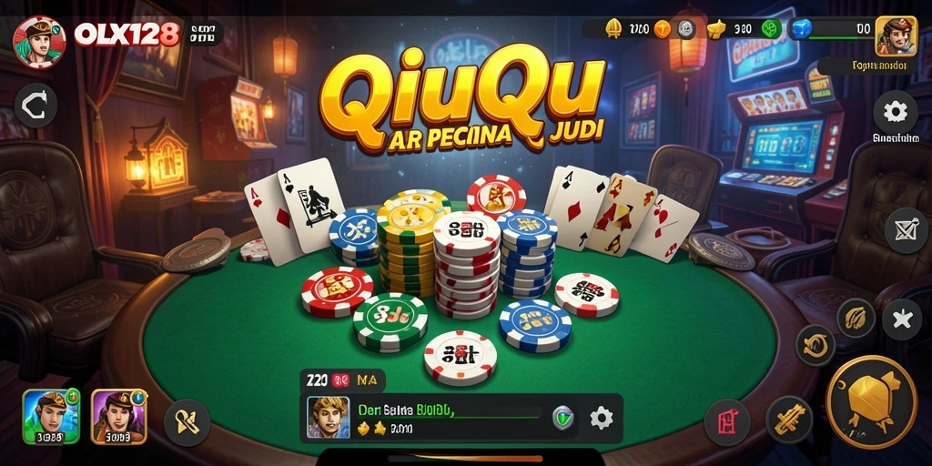 Tampilan menakjubkan dari permainan QiuQiu di OLX128.