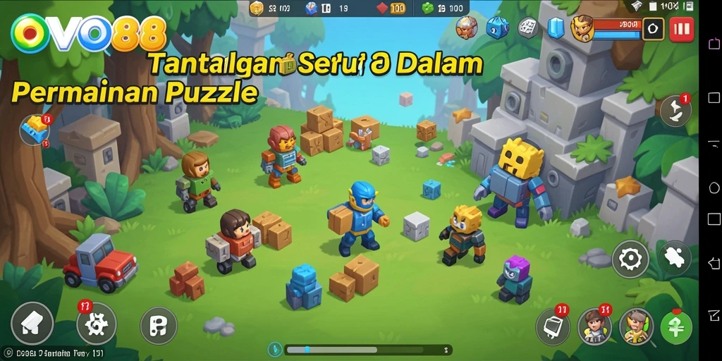 Tampilan gameplay OVO88 yang menarik dan menantang.