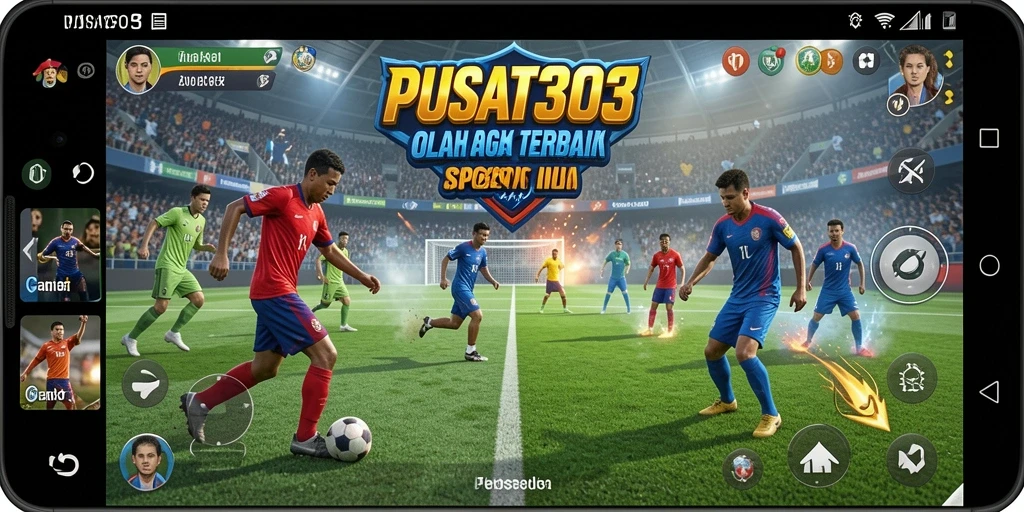 Screenshot PUSAT303 menampilkan gameplay mendebarkan dalam olahraga.
