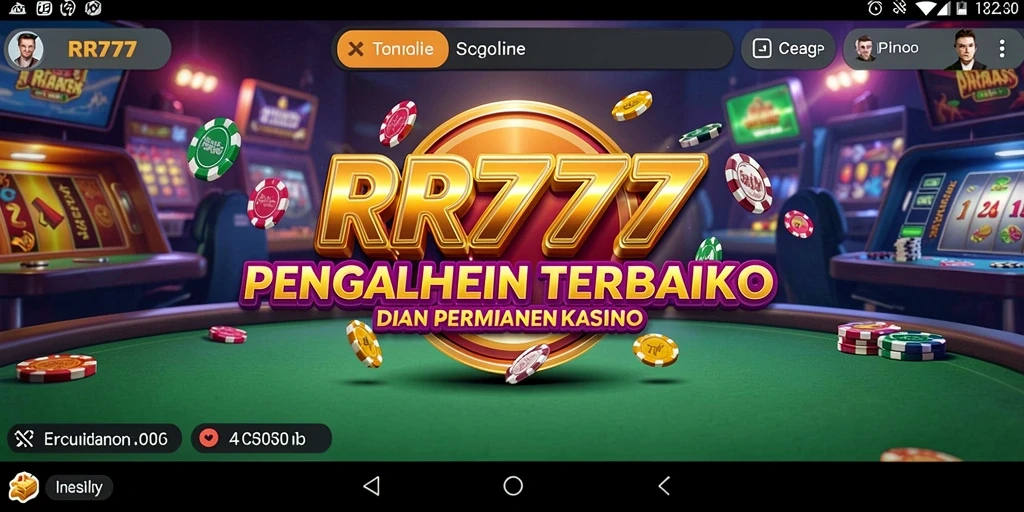 Screenshot gameplay RR777 yang menunjukkan keseruan permainan Kasino.