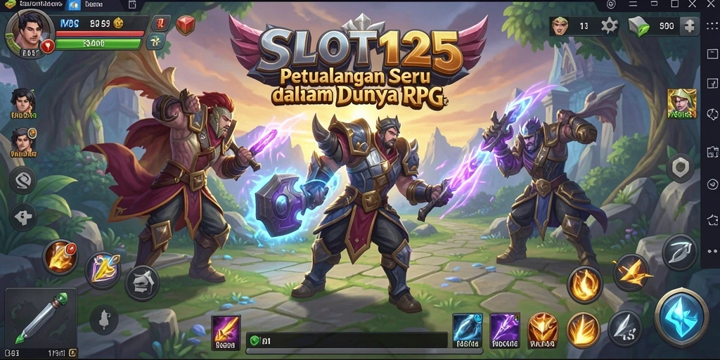 Tangkapan layar menunjukkan aksi mendebarkan dalam <strong>SLOT123</strong> di dunia RPG.
