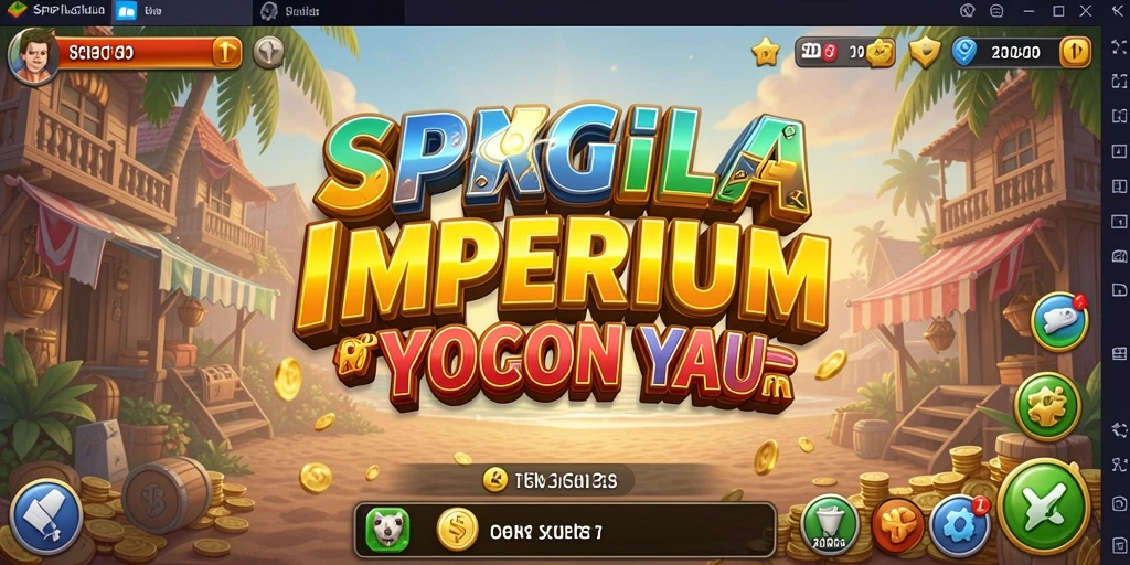 Screenshot gameplay SPINGILA yang menunjukkan pembangunan bisnis Tycoon.