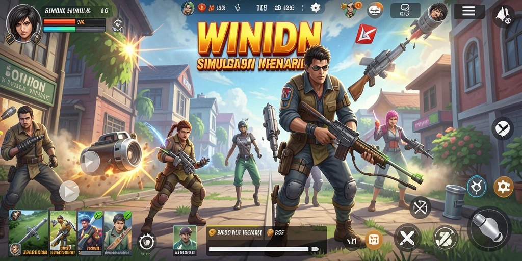 Tampilan gameplay yang seru dan interaktif dari WINIDN.