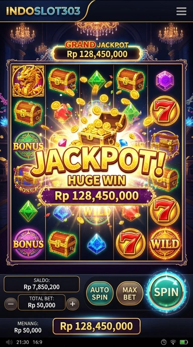 Tampilan antarmuka indoslot303 yang menarik dan sederhana.